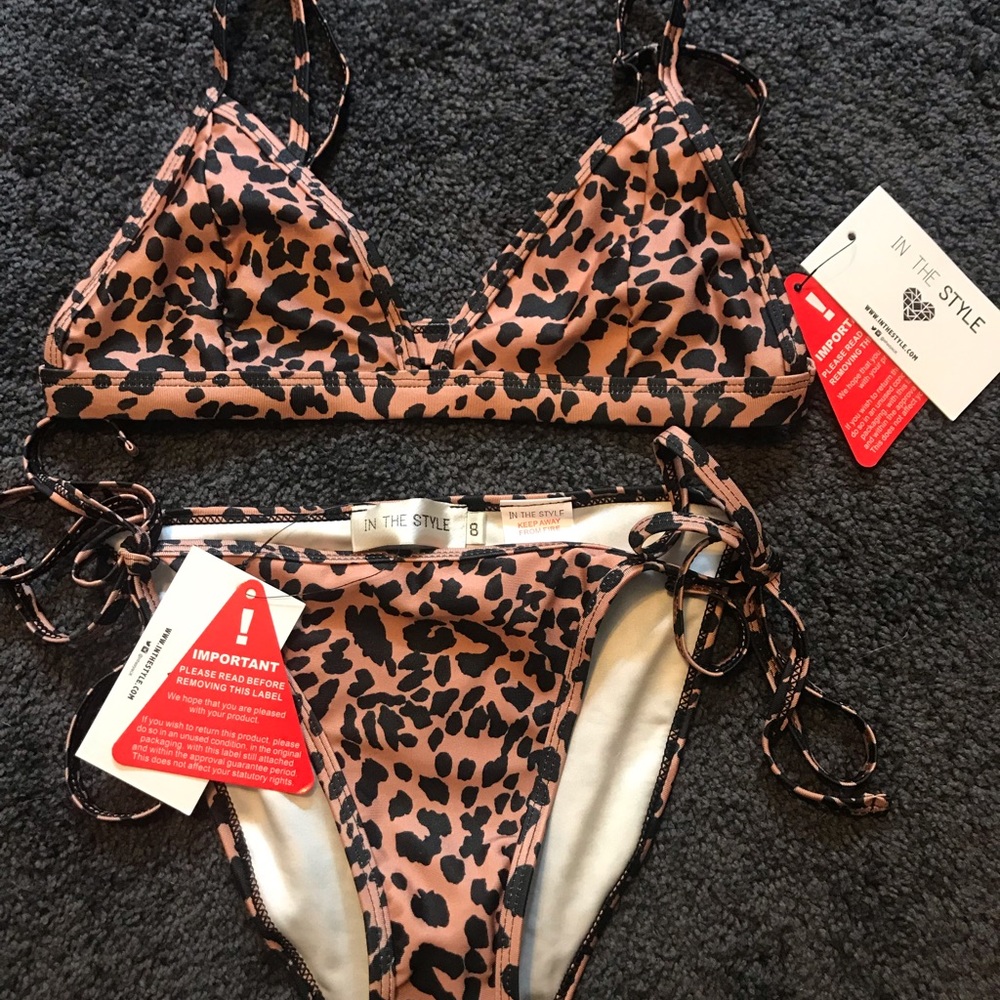 In the style Triangle Cheetah bikini